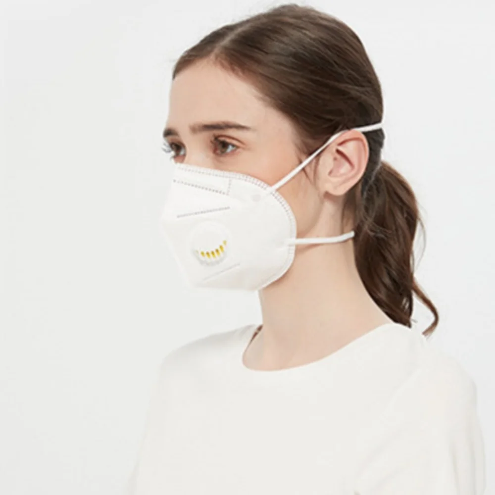 Manufacturer Disposable KN95 Face Mask Highly Elastic Headband KN95 Masks with Breathing Valve