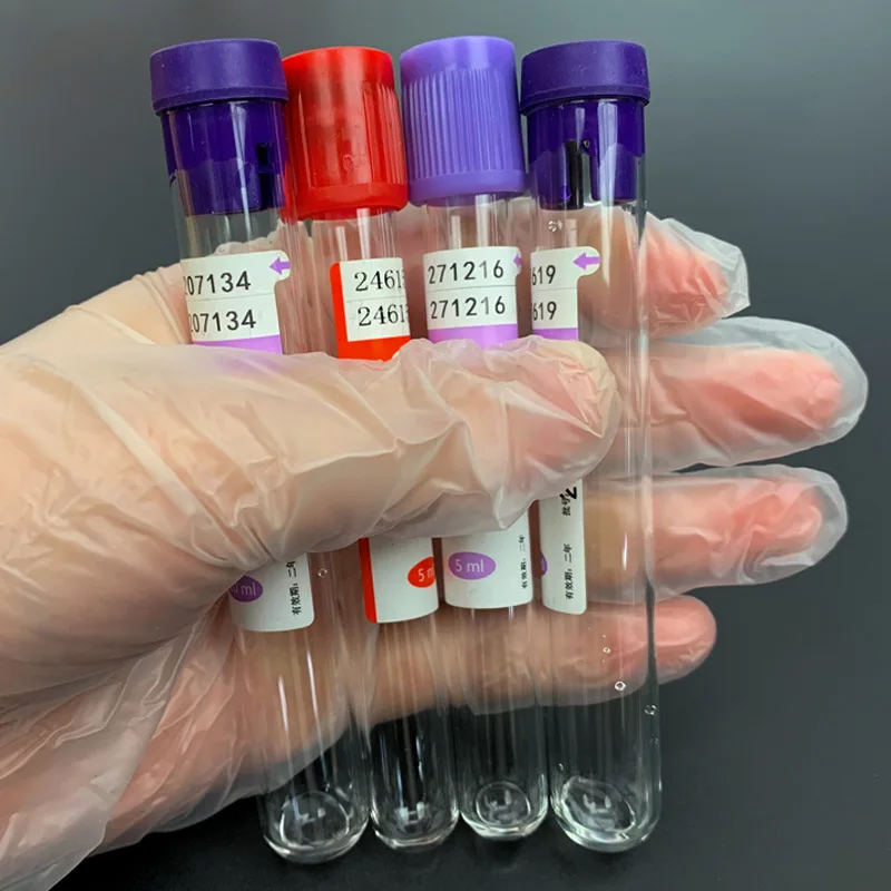 Veterinary disposable blood collection tube, pig, cattle and sheep, animal vacuum blood collection device 5ml, 10ml