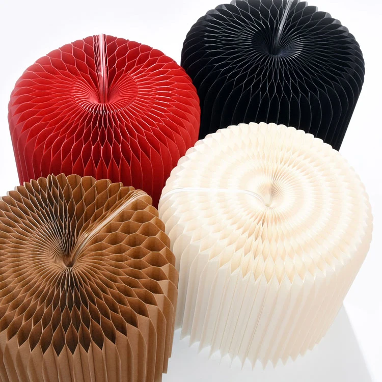 Wholesale Creative Portable Waterproof Organ Style Foldable Paper Stool