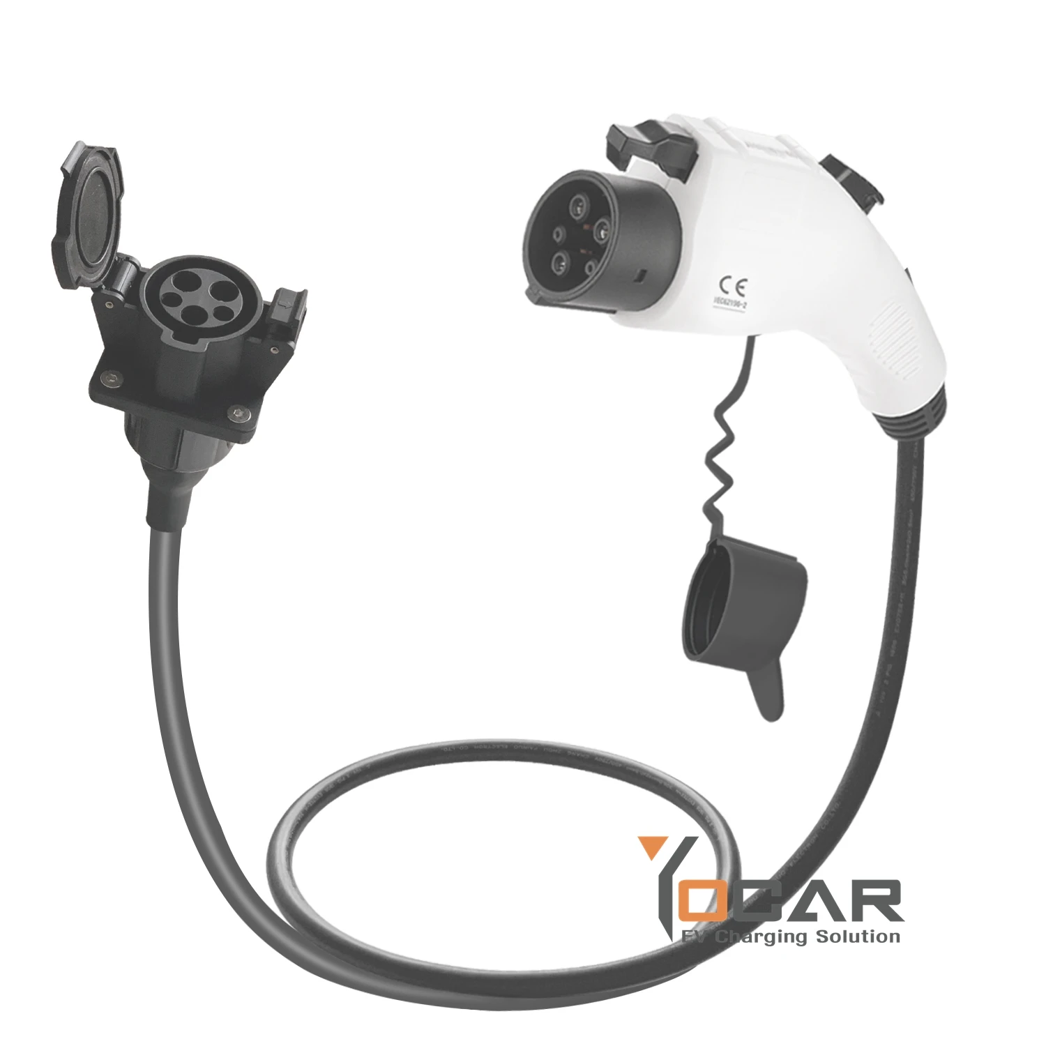 16A SAE J1772 extended cable Type 1 extension cord  T1-T1 adapter for EV charging