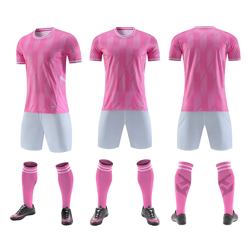 Jingrun Custom Logo Soccer Jersey Men Club Soccer Football Jersey With Logo Print Soccer Uniform