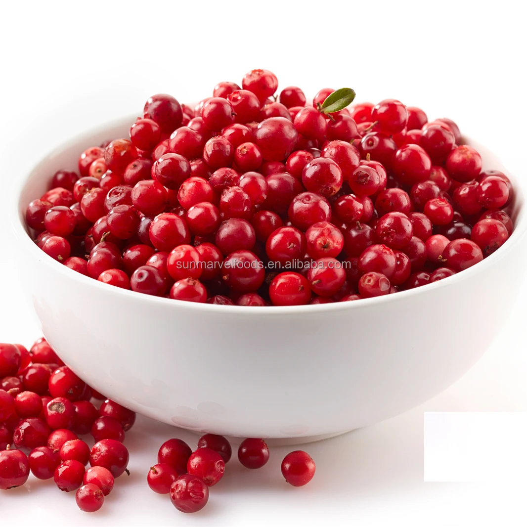 Individual quick freezing Quick Frozen Fruit Berry Frozen lingonberry for Beverage Producing