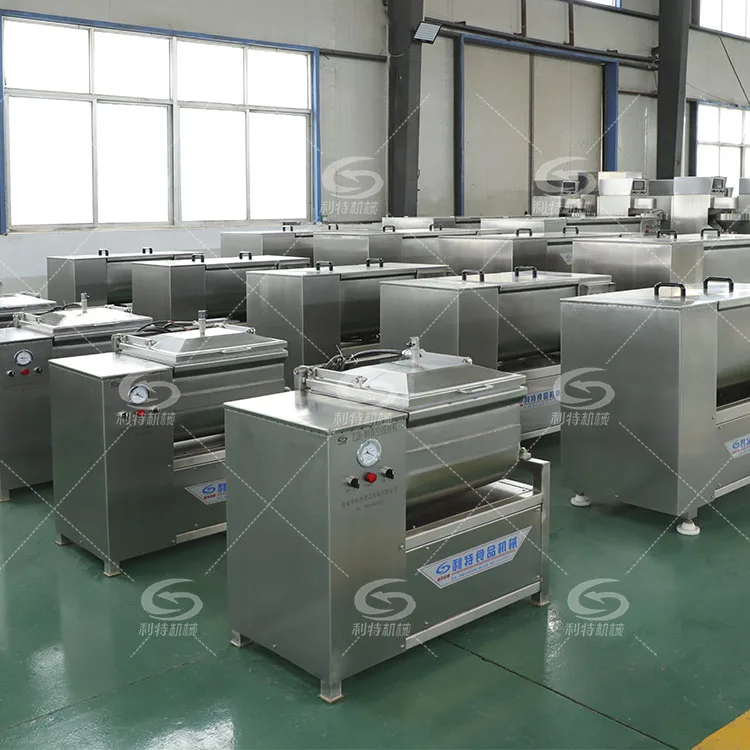 Stainless Steel 100kg Sausage Stuffing Mixer Commercial Horizontal China 100l 70l 50l Pork Meat Mix Machine