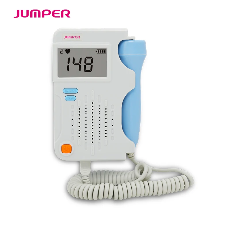 Pocket Doppler Fetal CTG Machine Baby Heart Monitor 510K CE Jumper JPD-100B+