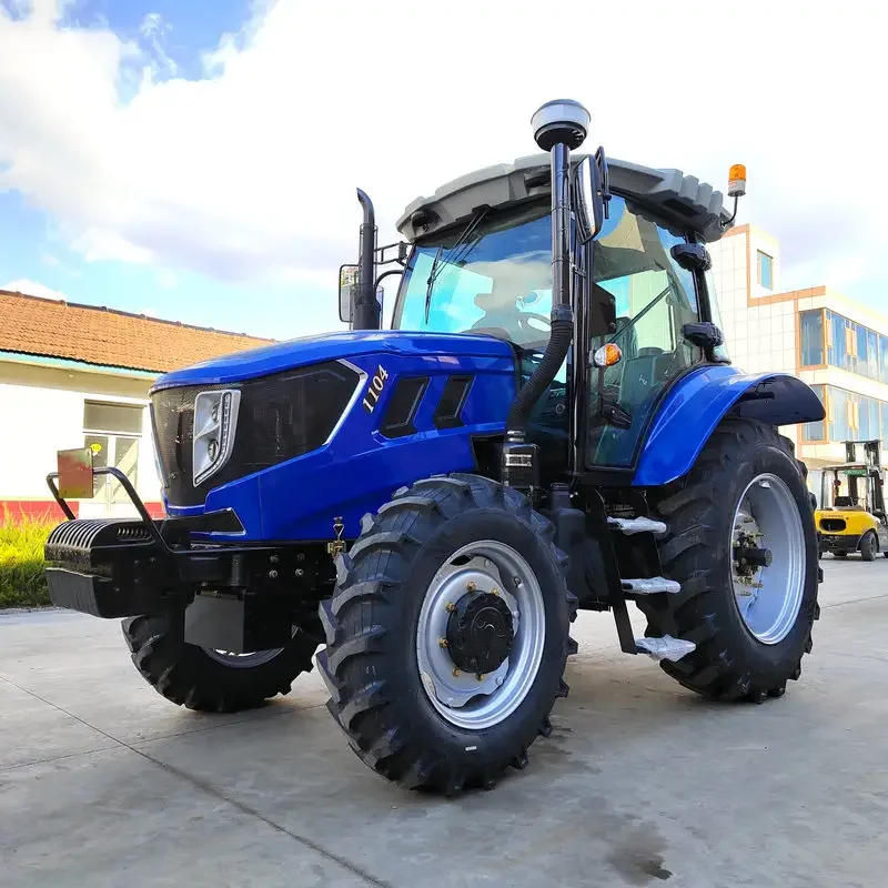 Factory sales high-quality 100HP 120HP Tractor Agriculture 4WD Farm  tractor for  Trenching Harvesting rotary cultivator
