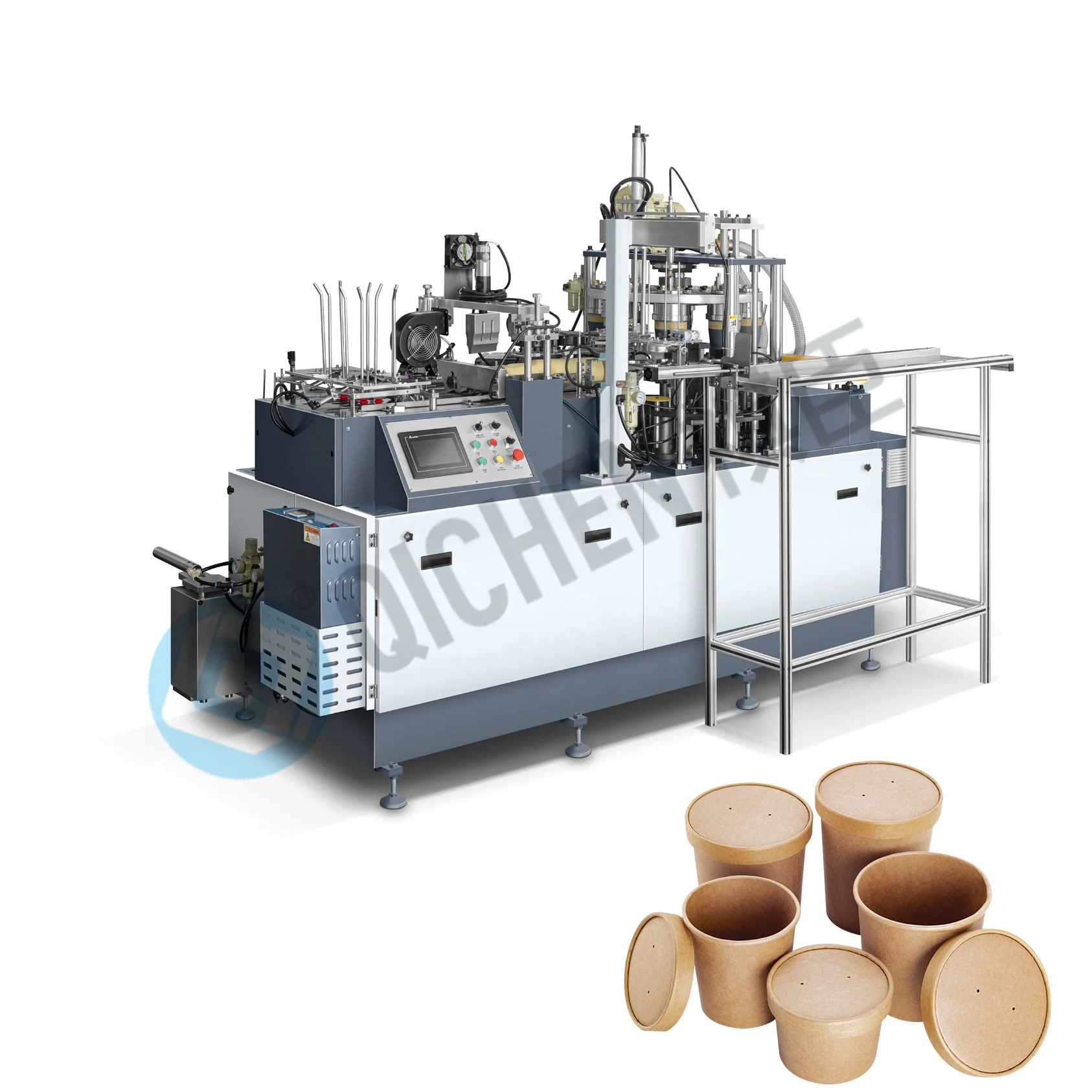 Business Machine 2023 DP35 Kraft soup paper bowl product making machinery for food container