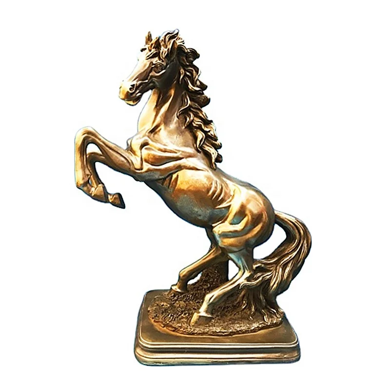 Wholesale Polyresin Horse Art Sculpture Animal Figurine Craft Horse Home Decoration