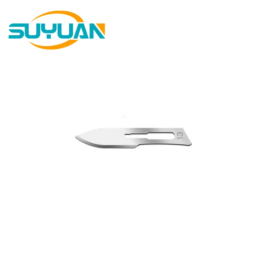 Sterilized Stainless/Carbon Steel Surgical Blade 13 Bistoury Scalpel 13 Blade