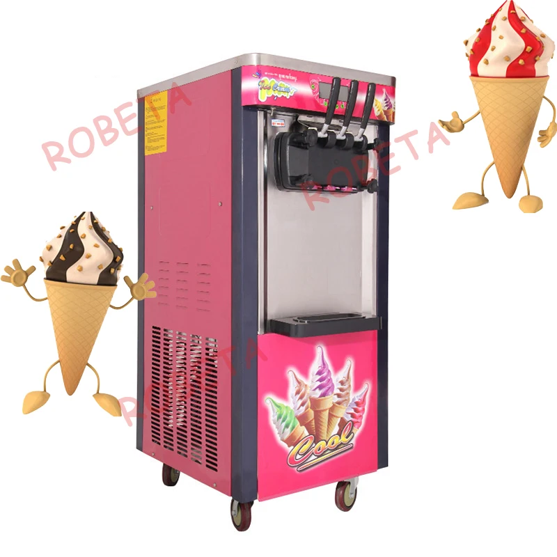 soft ice cream machine Mobile ice cream machine/hot sale soft serve ice cream cart