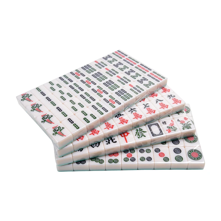 GUANQUE Chinese National Entertainment Tiles Set Melamine Large Classic