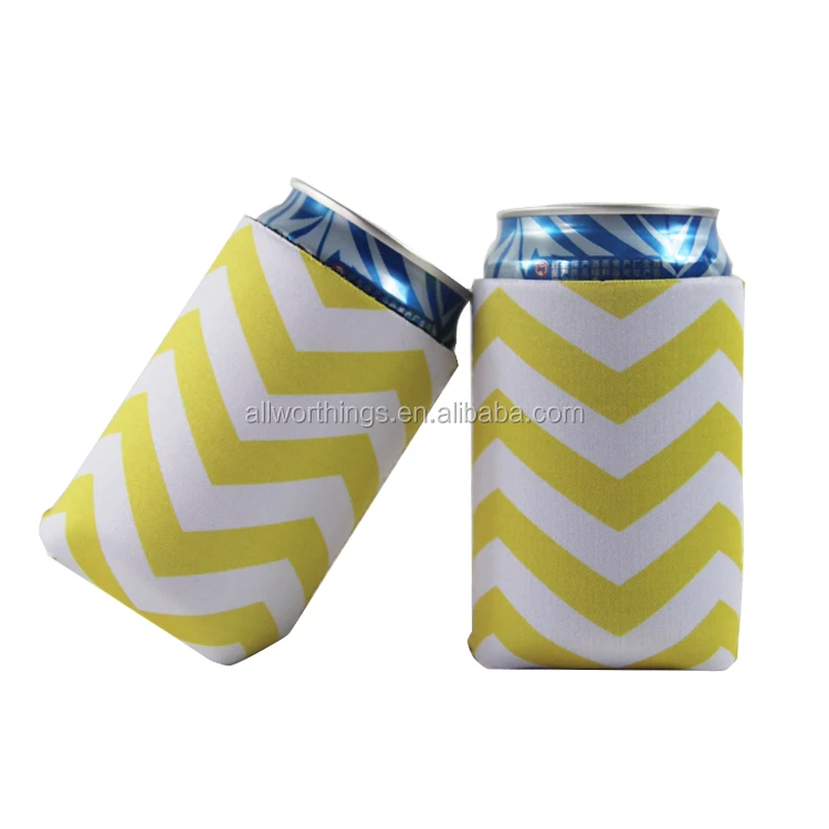 Full Color Custom Can cooler 3MM Neoprene Can Sleeves Beer Coolers Drink