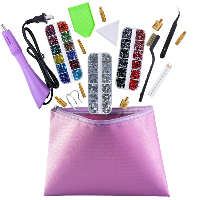 rhinestone applicator gems clothes clear support tips sizes cleaning heat fixed machine shoes stand hot hotfix applicator iron