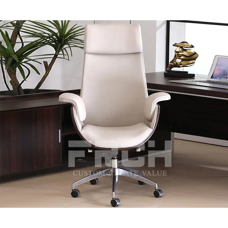 Заводские дешевые офисные вращающиеся стулья из натуральной кожи для руководителя офиса роскошное офисное кресло