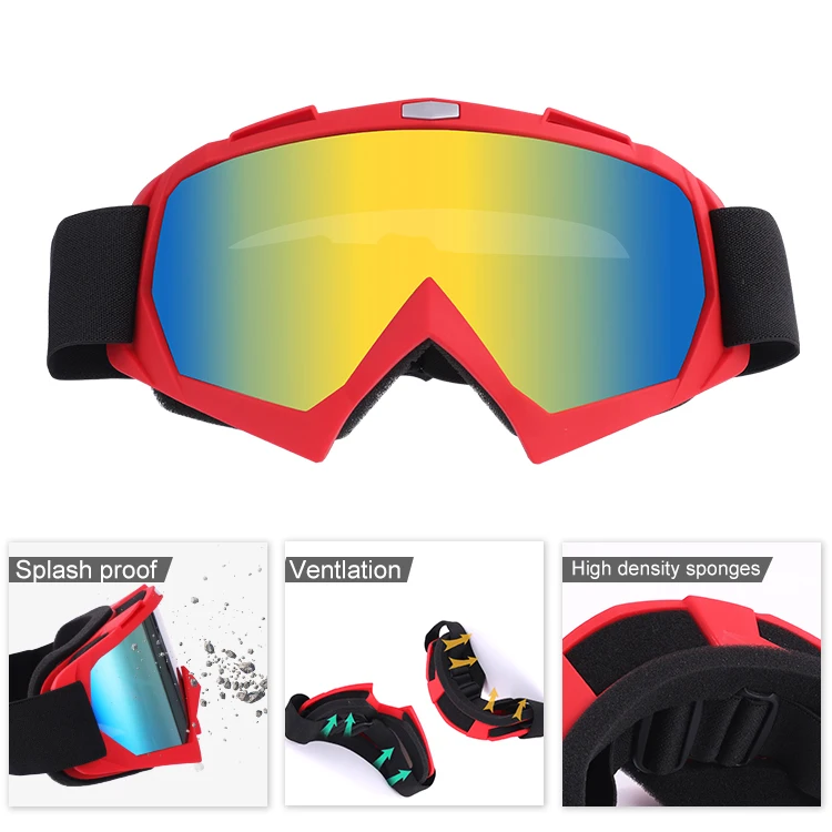 Lowest price motor cross bike goggles For Men Women Customized outdoor cycling glasses Motocross goggles
