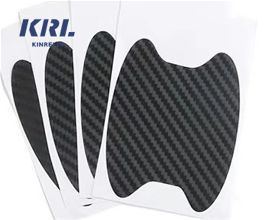 Universal Carbon Fiber Car Door Handle Protection Anti Scratch Sticker