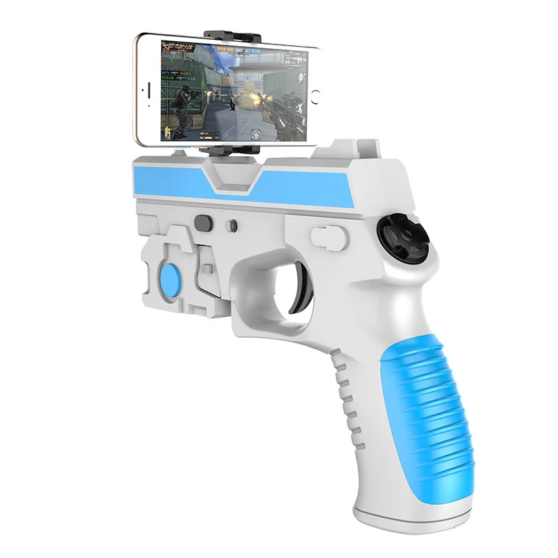 
Ar Gun 3d Mobile Phone Vr Game Toys Factory High Quality Plastic Techology Blue Tooth Plastic Game Gun for Smart Phone Sale ABS 