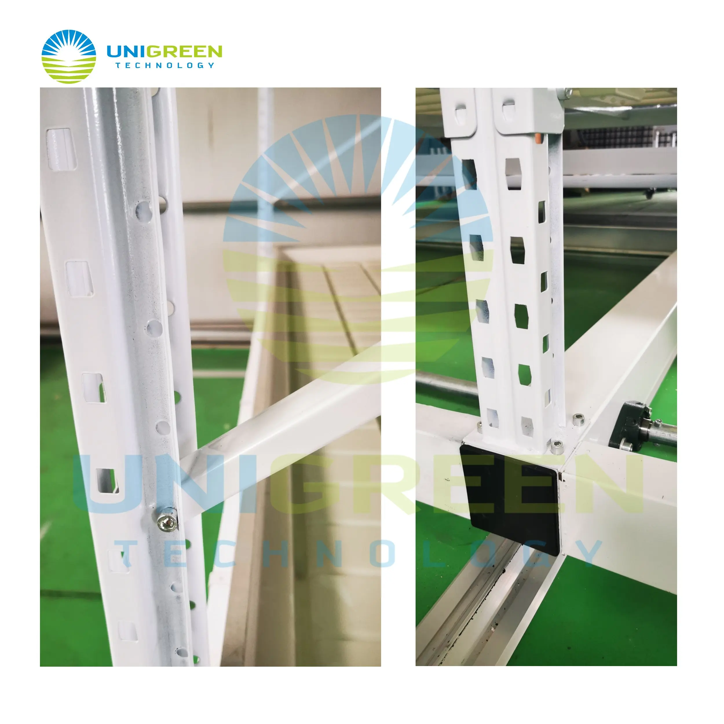Multi Layer Grow Table 4x8 Greenhouse Farming Indoor Growing with Move Track Vertical Nursery Multi Layer Grow Benches With Tray