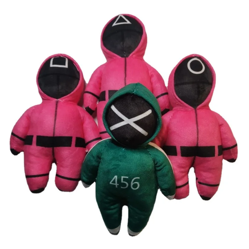 2021 Stuffed Squid Game Plush Doll Toys Korean Teleplay Soft Christmas Gifts Toy