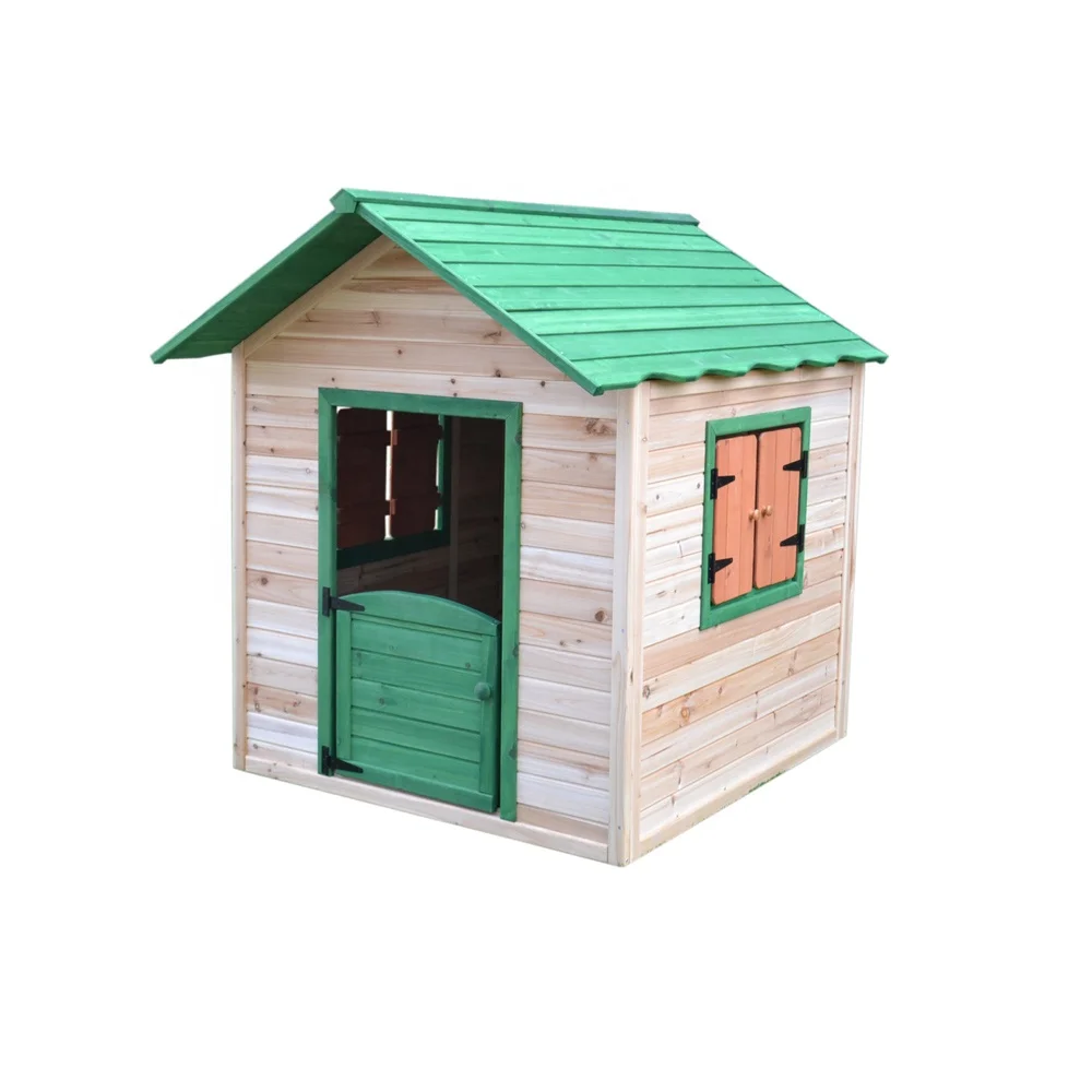 wooden cubby house wholesale, kid playhouse