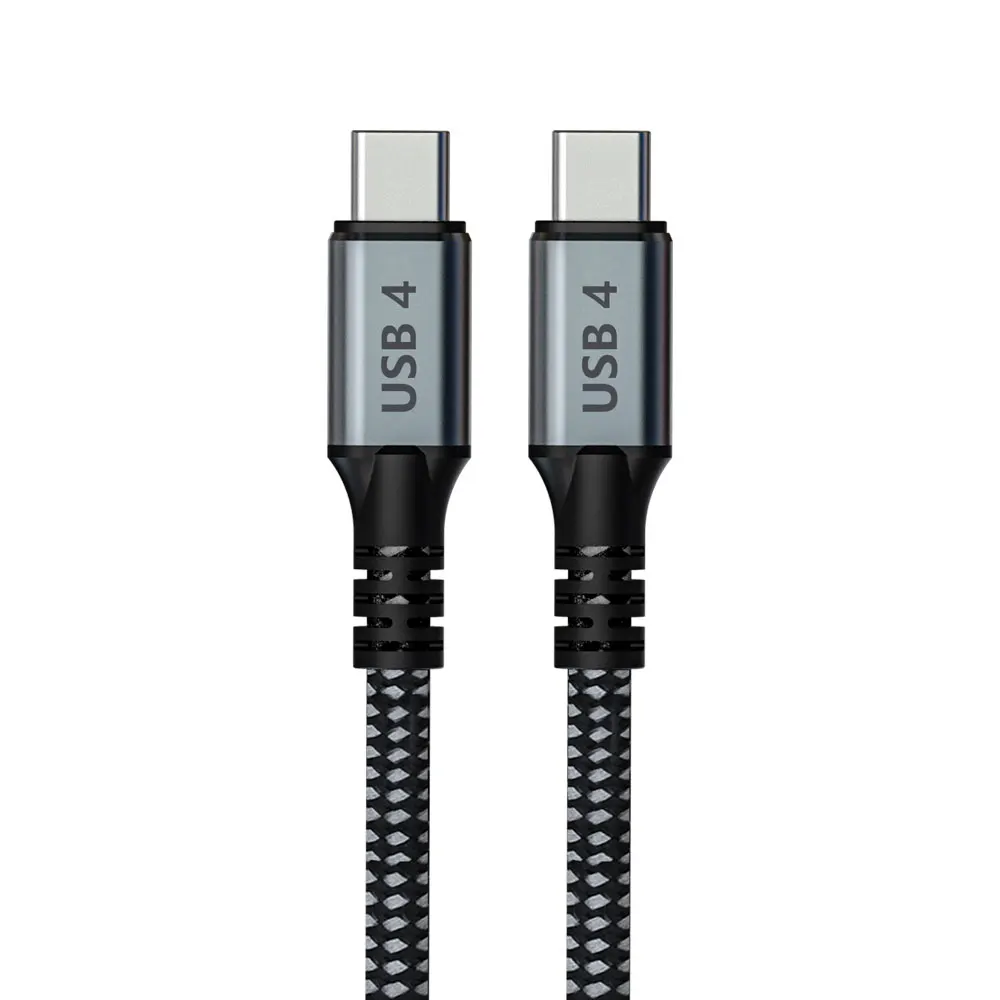 CE Certified  Fast charger 40G PD 240W 48V/5A USB4.0 Type C Cable Thunderbolt 3 USB C Cable