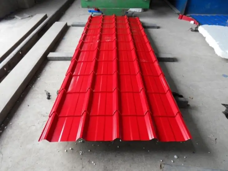 High quality galvanized colour coated corrugated steel roofing sheet metal tin roofing print