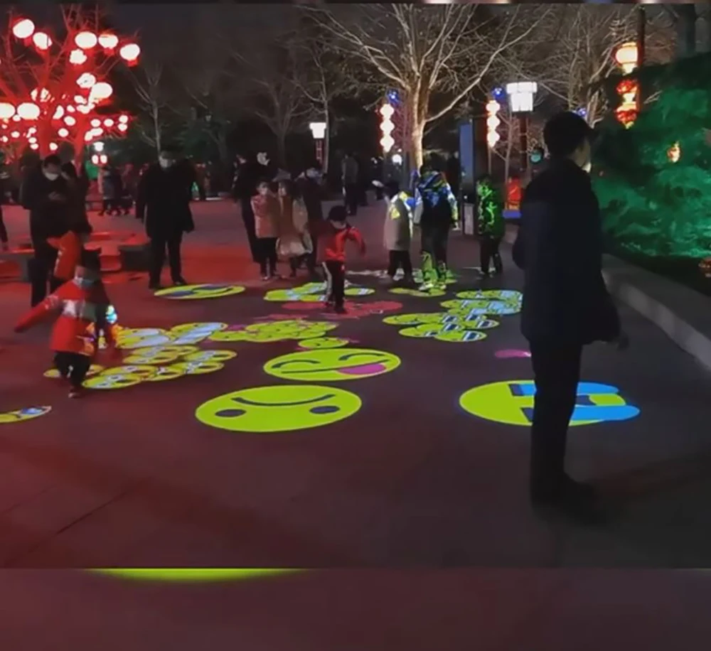 Hot Sale Interactive floor projector games Virtual Projection Game System