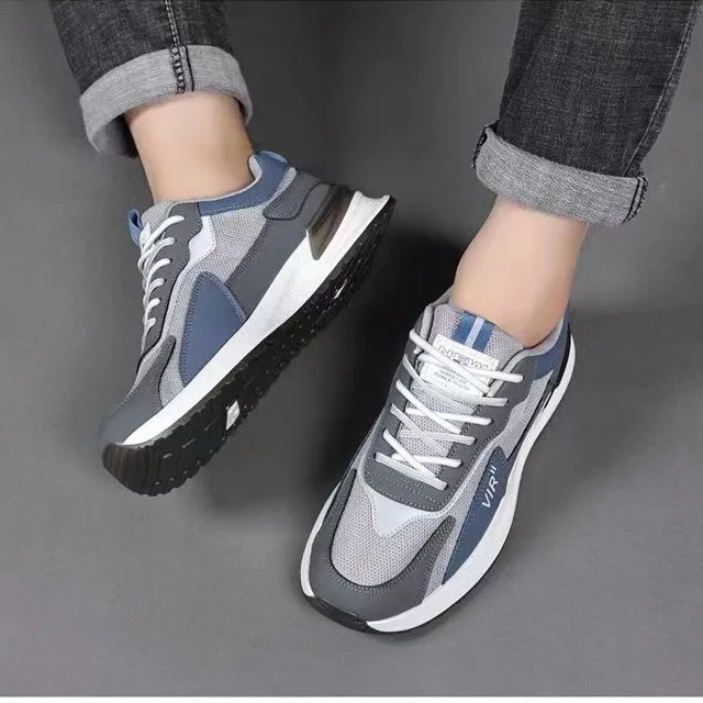 Hot Sale Spring New Trendy Mens Shoes Fashion Casual Mens Sports Shoes Mesh Lightweight Mens Running Shoes