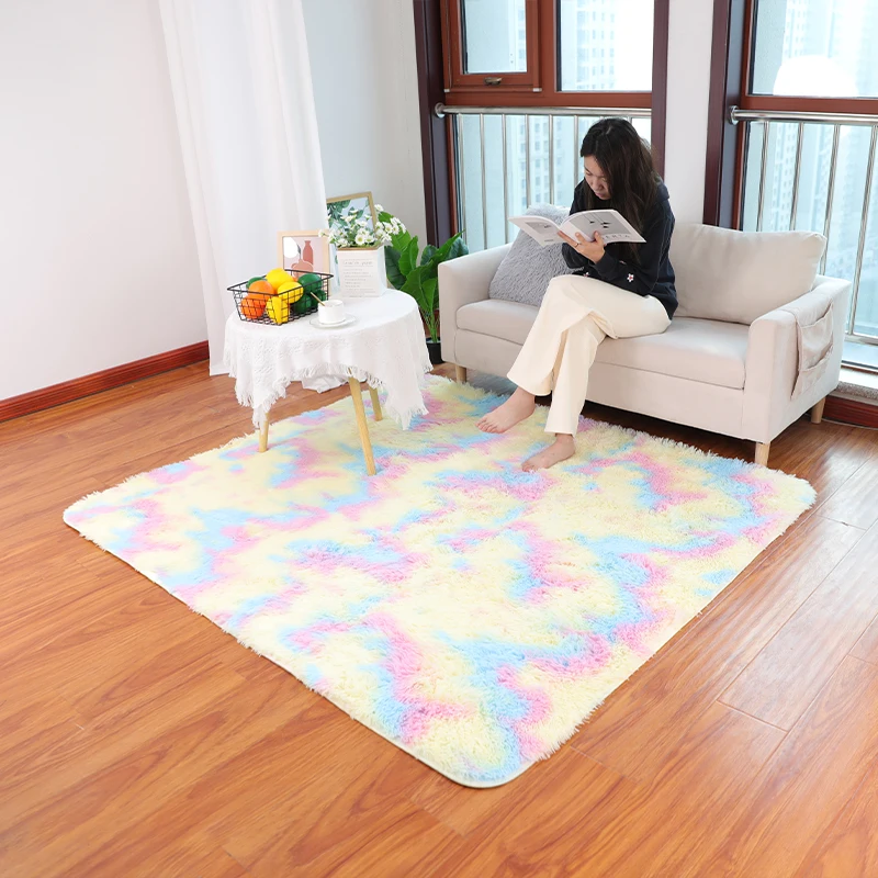 Wholesale High Quality Microfiber Warm Faux Rug Western Faux Sheepskin Rug