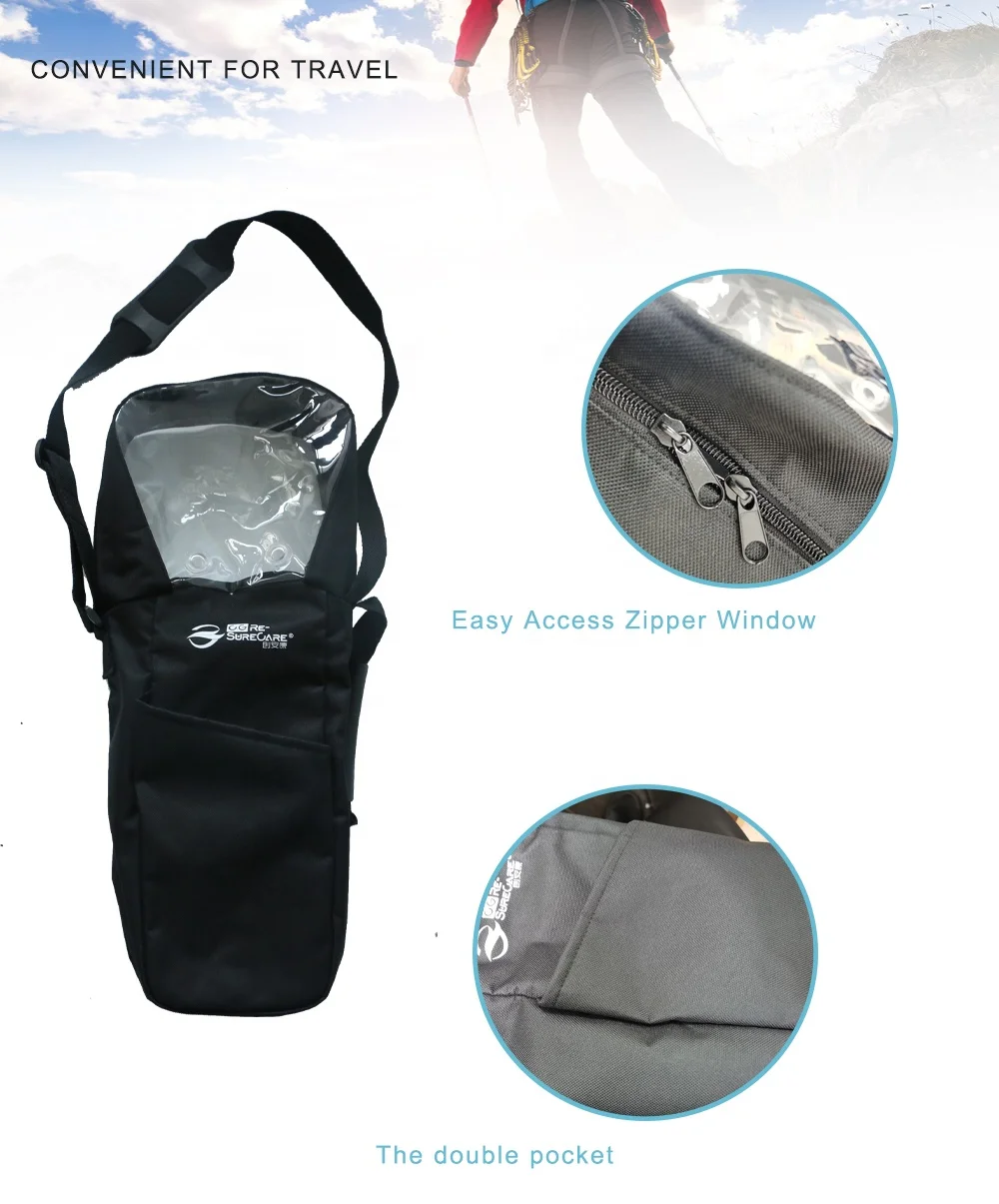Medical Nylon Oxygen Pack Portable Oxygen Reservoir Shoulder Bag Oxygen Tank Holder Cylinder Storing Bag For Bag