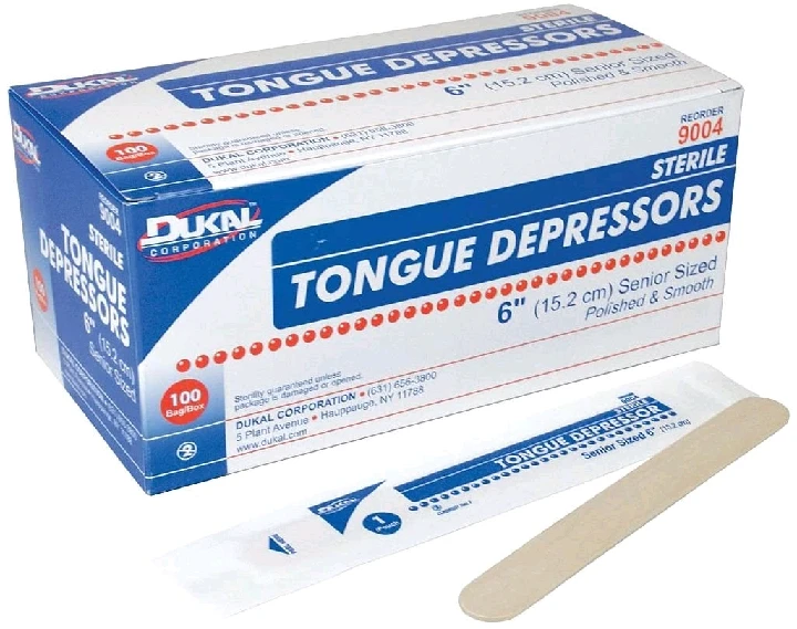 Оптовая продажа, одноразовый биоразлагаемый медицинский натуральный березовый деревянный язык-Депрессор