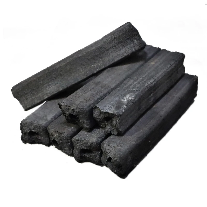 Long Burning Time Eco-friendly Natural Black Bamboo Fiber Charcoal for Bbq