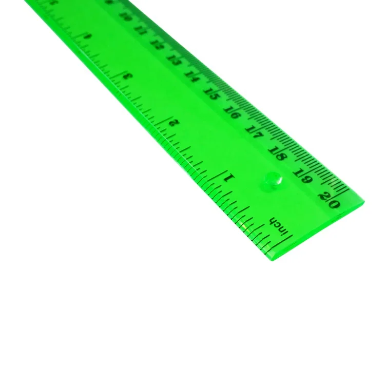 Customized 8 Inch Plastic Math Geometry Tool Ruler Set  4 Pcs Geometry Plastic Ruler Set