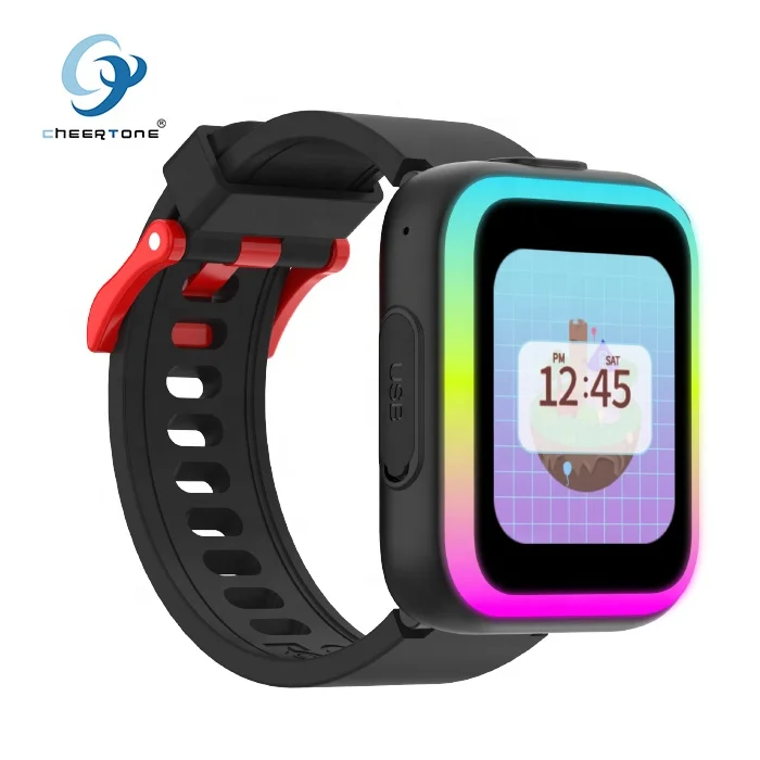 CTW24 Wholesale private label cartoon kids smart watch toys for kids children daily waterproof with 9 instrument sensory games