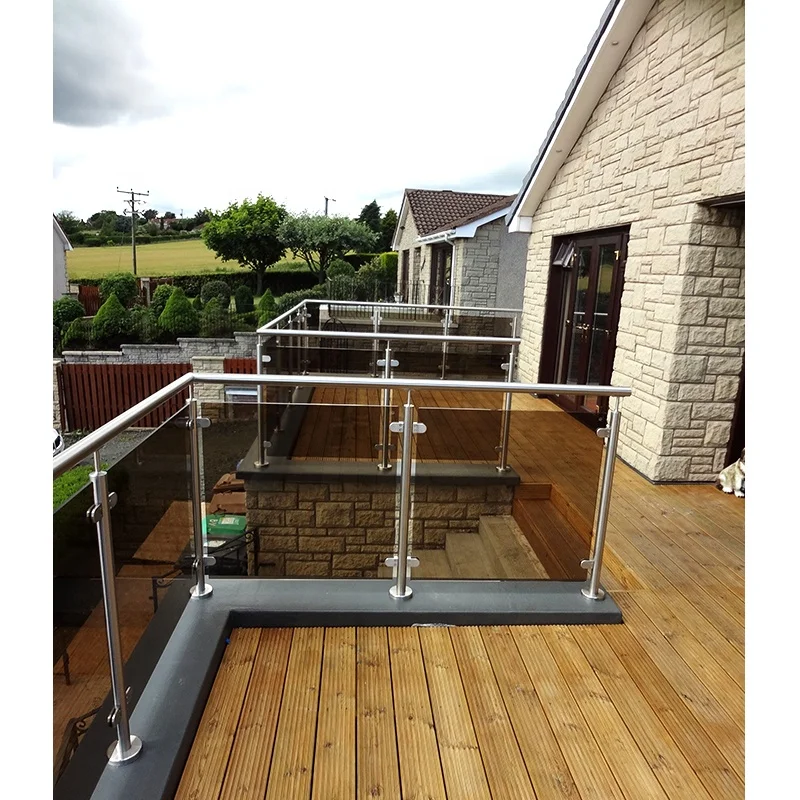 Стеклянные лестничные перила, колонны, перила, цены на использование на балконе