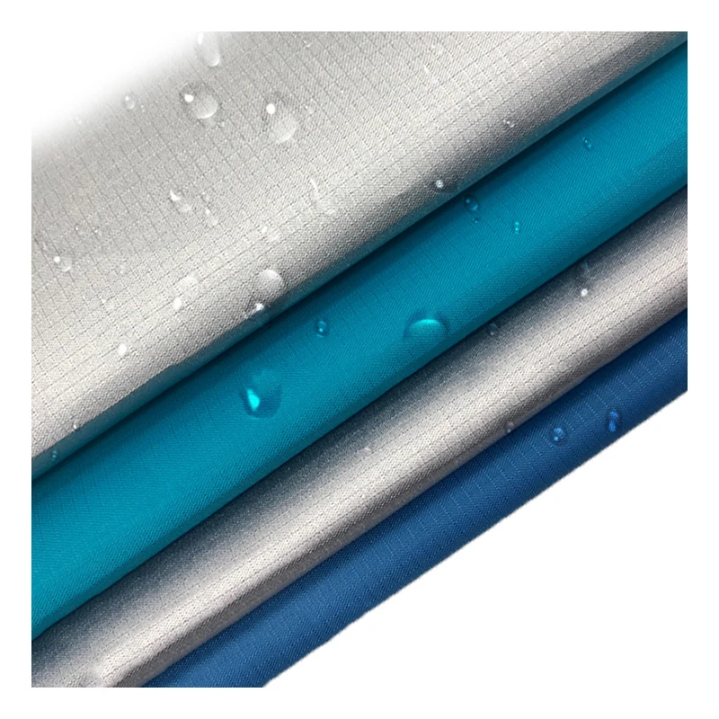 380t Water Proof Silicon PU 0.3grid 100%Polyester Viscose Cloth Taffeta 20d 40gsm Printed Lining Fabric For Hammock Sleeping Bag