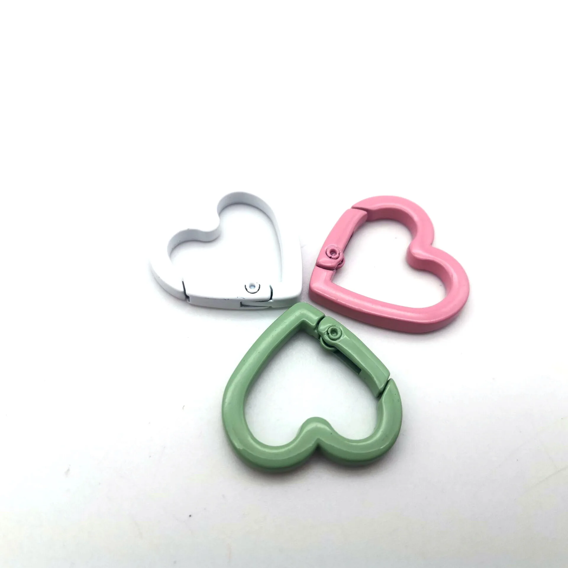 YYX custom heart small locking key carabiner clip climbing snap hook