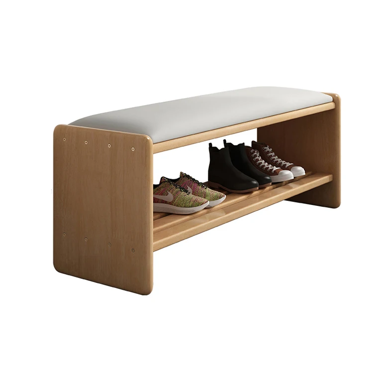 Cheap Minimalist Modern Design Shoe Stool Change Entryway Bench Shoe Rack Cabinet