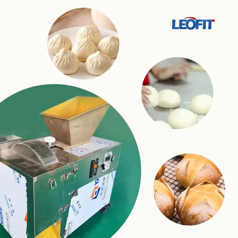 Stainless Steel Dough Divider Rounder Pizza Bread Cutter Ball Mashed Potato/Cassava Flour/Rice Ball Fillings Dividing Machine