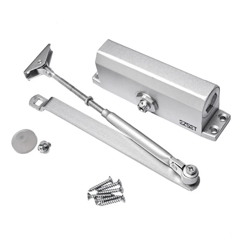 Popular stainless steel aluminum adjustable force and speed alloy  hydraulic auto door closer