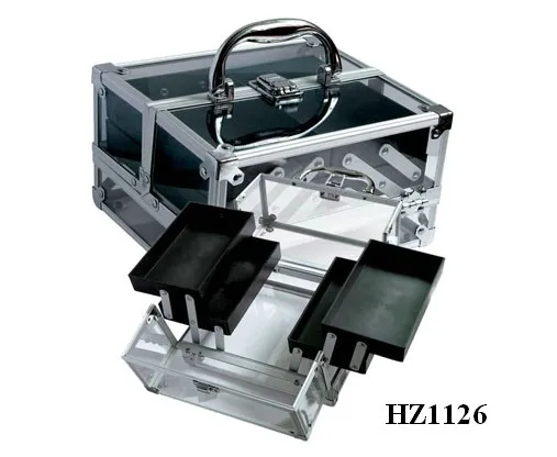 acrylic cosmetic organizer red acrylic clear makeup case clear cosmetic case From Manufacturer Winx Foshan,Guangdong,China