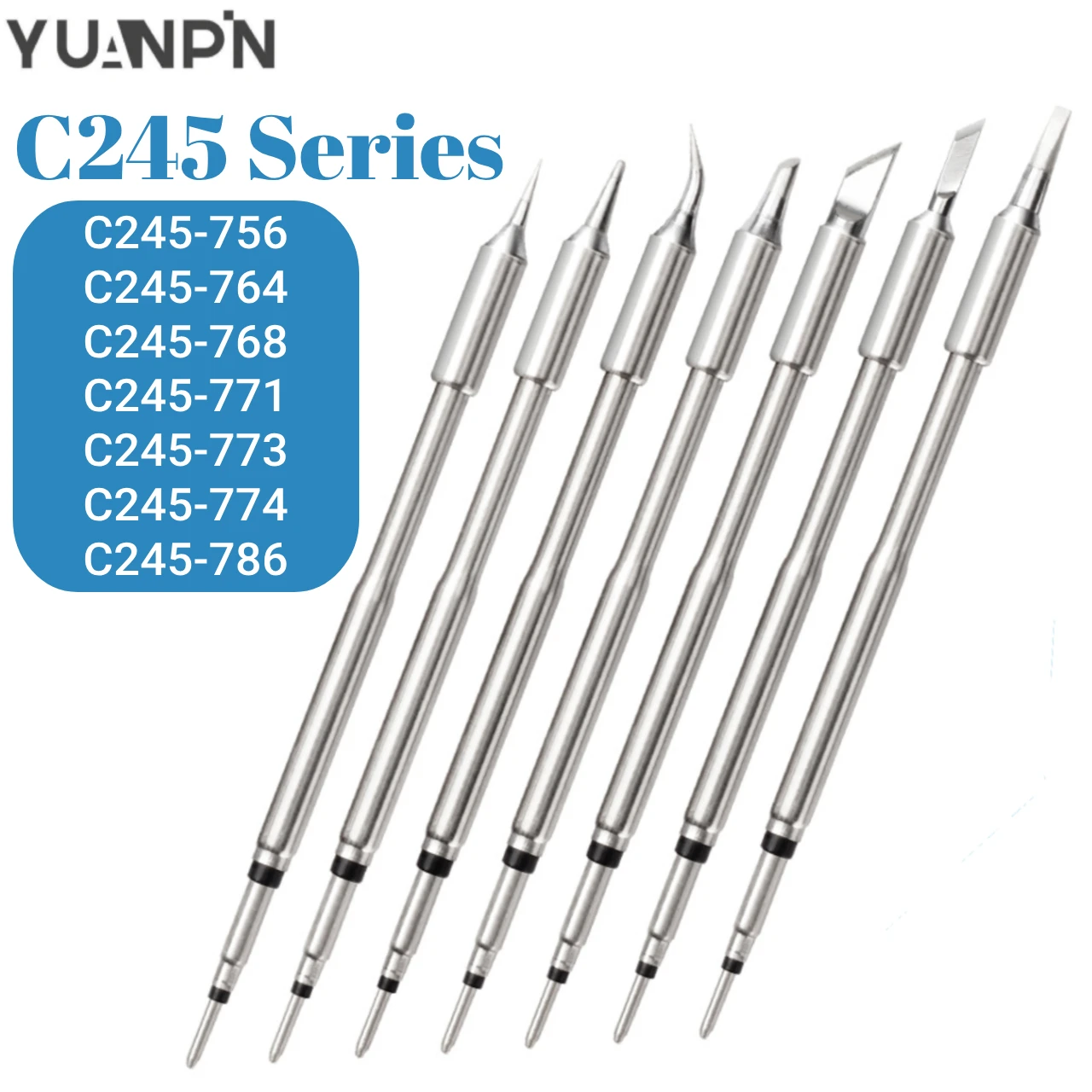 YUANPIN C245 наконечники паяльника C245756/768/771 быстрый нагрев сварочный Железный наконечник универсальные паяльные станции JBC инструменты для ремонта