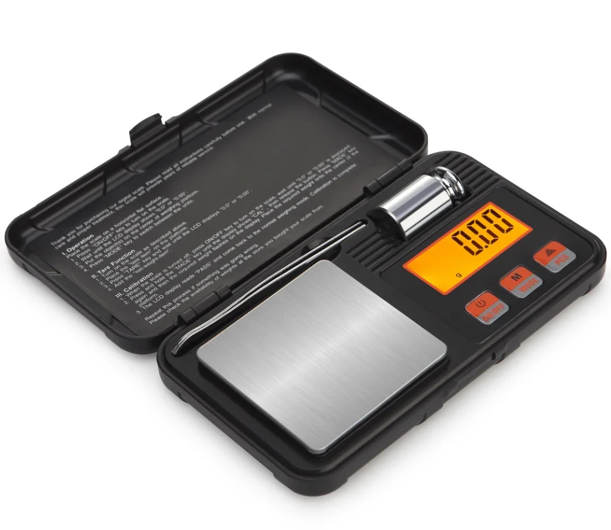 Hot Selling High Accuracy Pocket Scale Digital 50g/ 0.001g Weight Scales With Calibration Weights Tweezers