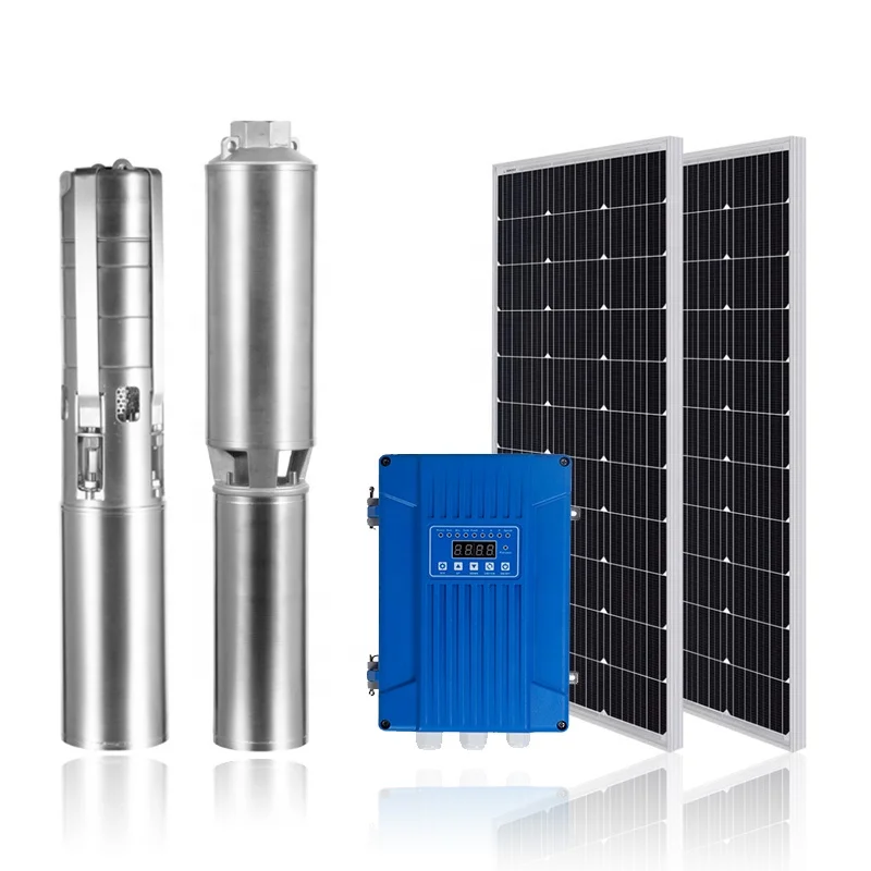 submersible solar water pump solar water pump irrig system solar pump price 3hp 405L/min 48m