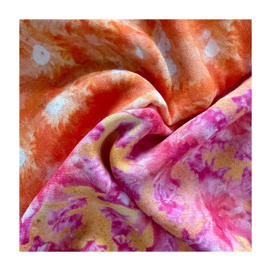 Customizable Zhehui New Cotton Poly Viscose Elastane Fabric 100 Viscose Rayon Printed Fabric