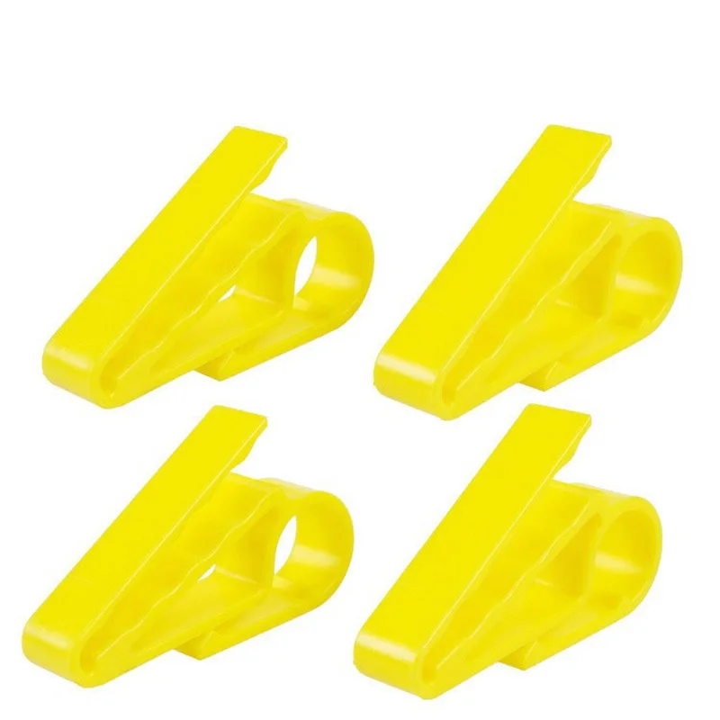Custom made black yellow plastic outdoor sport golf cigar holders bag clips