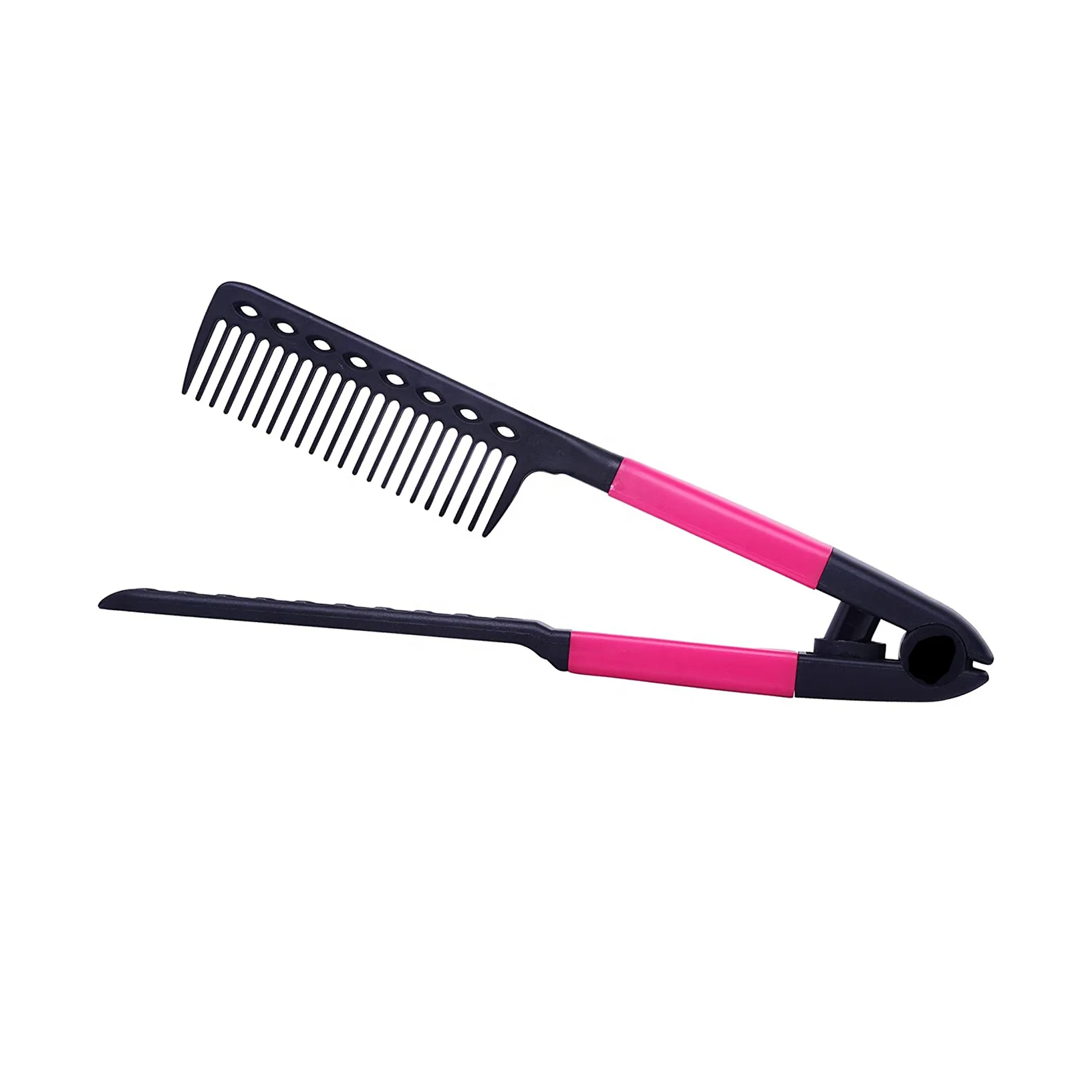 Professional hair salon use heat resistance easy comb hair straightening comb