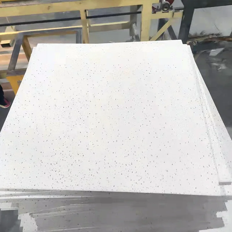 Non-asbestos Moisture-proof fire proof false ceiling calcium silicate suspended Perforated ceiling panel/board for commerical