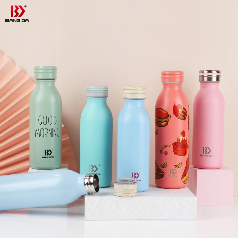 Wholesale Double Wall Vacuum Insulated Custom color Stainless Steel Water Bottle