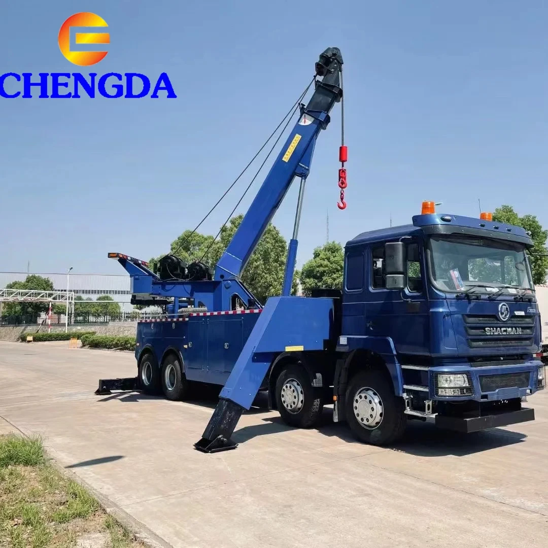 New Shacman 6x4 Heavy Duty Rotator Wrecker Truck 30ton Wrecker Towing Truck for sale