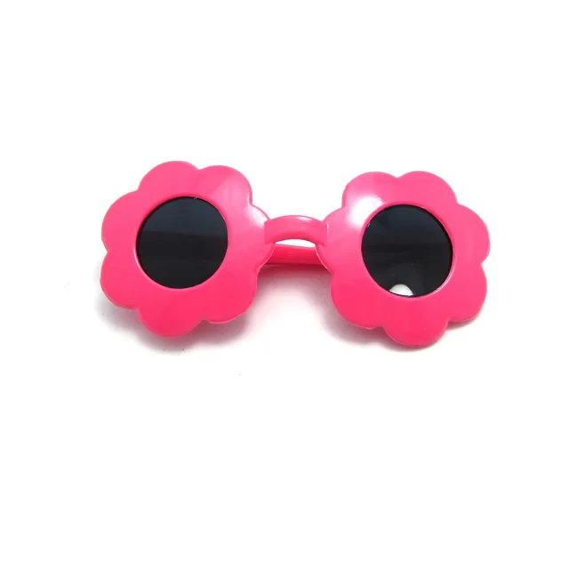 Nice Price New flower shaped 3 Color Doll Accessories For Glasses
